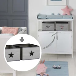 Roba Wickelkommode ‚Hamburg' Mit Wickelansatz, 2 Türen, 2 Boxen & Wandbefestigung, Wickelhöhe 92 Cm -Babyfreude Deutschland Verkaufs-Shop db1c59f0b24e05f22b2182aa7146c57a