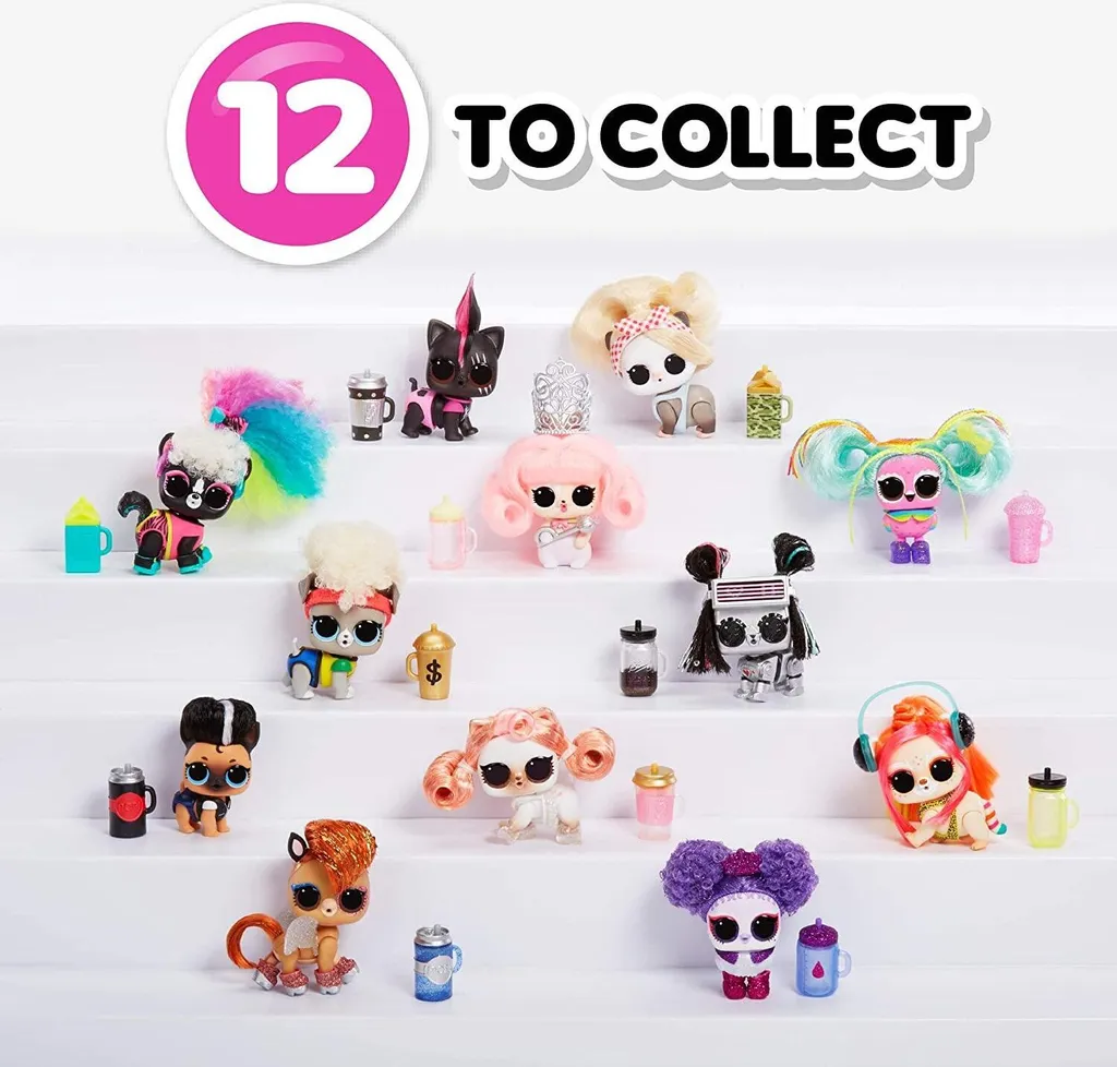 L.O.L. Surprise! Lights Pets With Real Hair & 9 Surprises Including Black Light 2 L.O.L. Surprise! Lights Pets With Real Hair & 9 Surprises Including Black Light – Bild 2