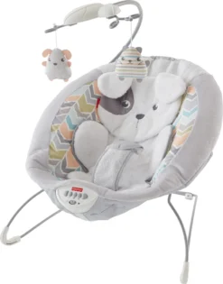 Fisher Price Fisher-Price Deluxe Babywippe Im Hundebaby Design, Moderne Baby-Ausstattung