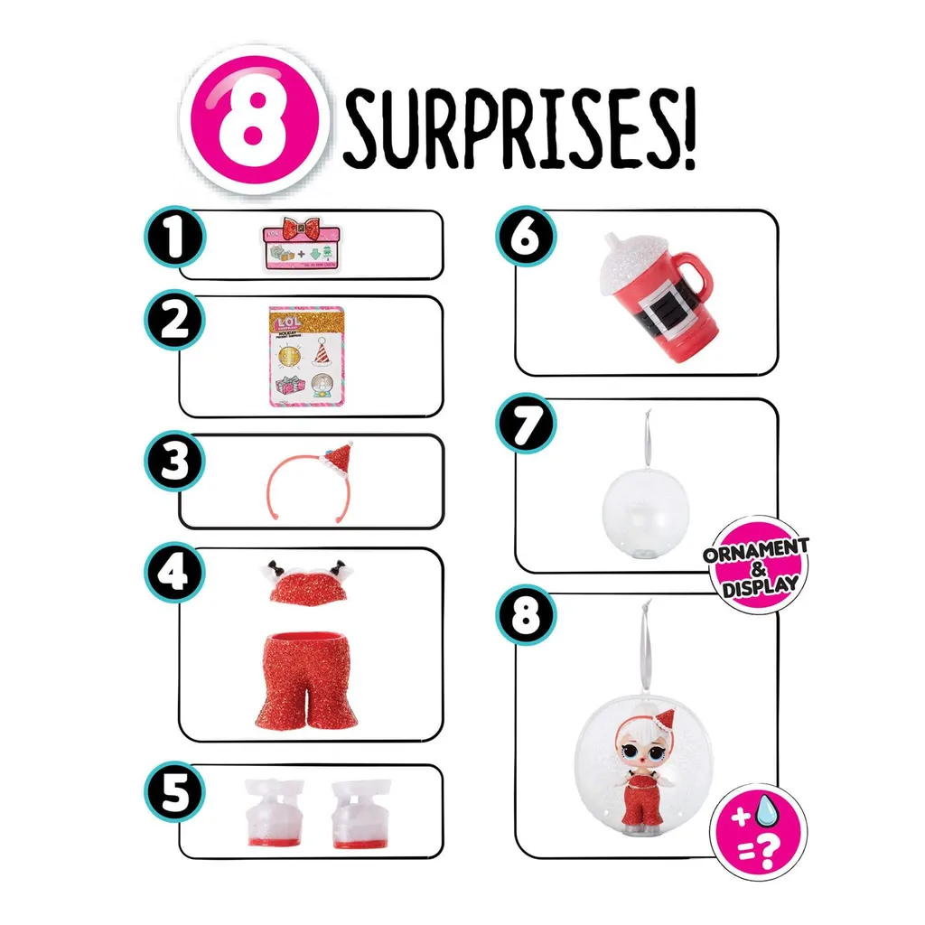 Zapf Creation MGA Entertainment 578161EUC L.O.L. Surprise Holiday Supreme Style 2 5 Zapf Creation MGA Entertainment 578161EUC L.O.L. Surprise Holiday Supreme Style 2 – Bild 5