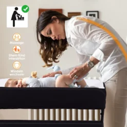 COSTWAY Wickeltisch Klappbar Wickelkombination Mit Aufbewahrungskorb & Zubehör Zum Wickeln & Kleidungwechseln Wickelkombi Rückenschonend Schwarz 8 COSTWAY Wickeltisch Klappbar Wickelkombination Mit Aufbewahrungskorb & Zubehör Zum Wickeln & Kleidungwechseln Wickelkombi Rückenschonend Schwarz -Babyfreude Deutschland Verkaufs-Shop dd91a35f82678cad988b3b02d4699f19