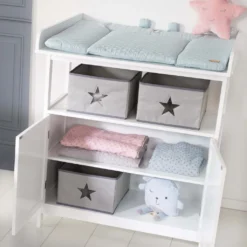 Roba Wickelkommode ‚Hamburg' Mit Wickelansatz, 2 Türen, 2 Boxen & Wandbefestigung, Wickelhöhe 92 Cm -Babyfreude Deutschland Verkaufs-Shop e1656ca63846aa9fa159e1219d85fc75