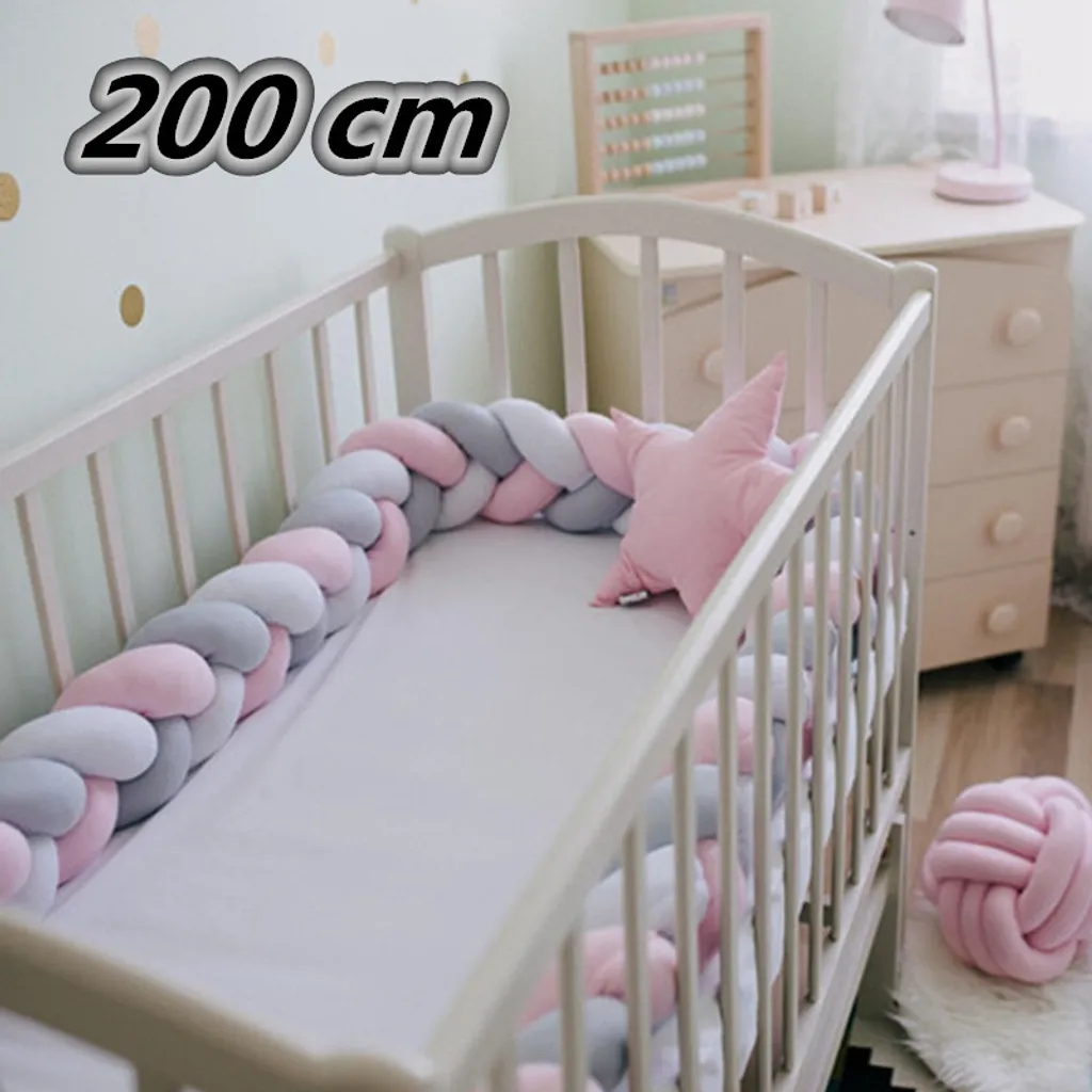 200cm Bettumrandung Geflochten Bettschlange Babybett Stoßstange Baby Nestchen Weben Kantenschutz Kopfschutz Dekoration Für Krippe Kinderbett 1 200cm Bettumrandung Geflochten Bettschlange Babybett Stoßstange Baby Nestchen Weben Kantenschutz Kopfschutz Dekoration Für Krippe Kinderbett