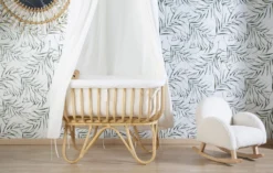 Childhome Wiege Rattan Rechteckig 90X50 + Matratze + Jersey Bezug Altweiss; Crratsqc -Babyfreude Deutschland Verkaufs-Shop e1d23e84f2d3e729e0a05ef084dbf9dc