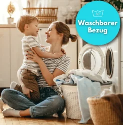 Alavya Home® Kindermatratze 80 X 160 Cm COZY Mit Bettlaken Kaltschaummatratze 160x80 Weiß - Inkl. Spannbettlaken -Babyfreude Deutschland Verkaufs-Shop e3d447cdf4a88103e391c4f9c488311b