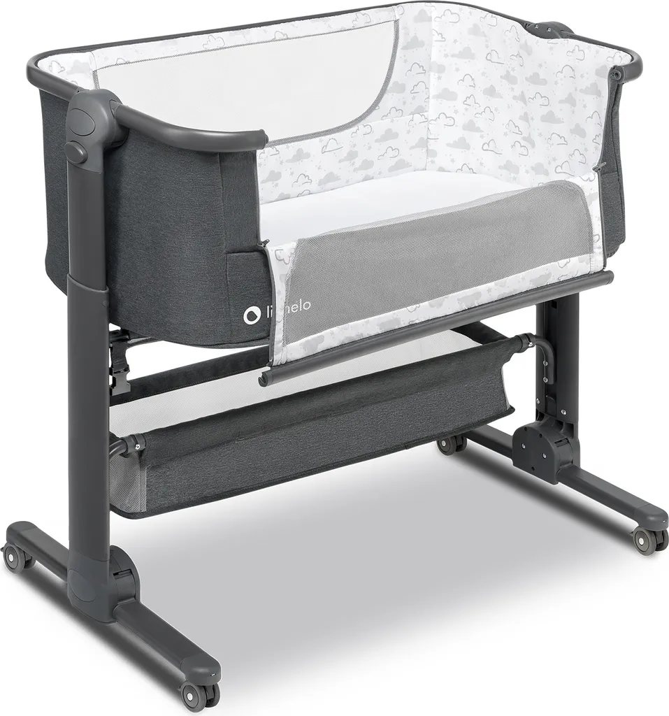 Lionelo Timon Beistellbett Mit Matratze Babybett Babywiege Reisebett Faltbar 5 Lionelo Timon Beistellbett Mit Matratze Babybett Babywiege Reisebett Faltbar – Bild 5