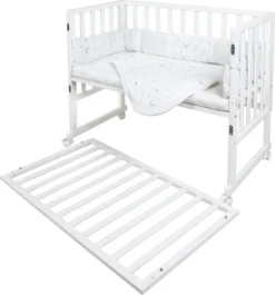 Roba Safe Asleep® Stubenbett 3 In 1 ""Sternenzauber"", Beistellbett Weiß, Babybett & Bank, Mit Zubehör -Babyfreude Deutschland Verkaufs-Shop e55b5cb1957e699b05bdf0f92a480ac6