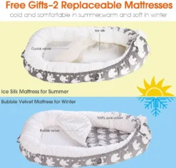 Topchances Kuschelnest Babynest Multifunktionales Nest Für Babys Säuglinge Reisebett, 100% Baumwolle Bionic Bett, Für 0-24 Monate Baby Und Säuglinge (Grau/Elefant) 11 Topchances Kuschelnest Babynest Multifunktionales Nest Für Babys Säuglinge Reisebett, 100% Baumwolle Bionic Bett, Für 0-24 Monate Baby Und Säuglinge (Grau/Elefant) -Babyfreude Deutschland Verkaufs-Shop e64ff0ef0d77585e1c449d98c8289c8e