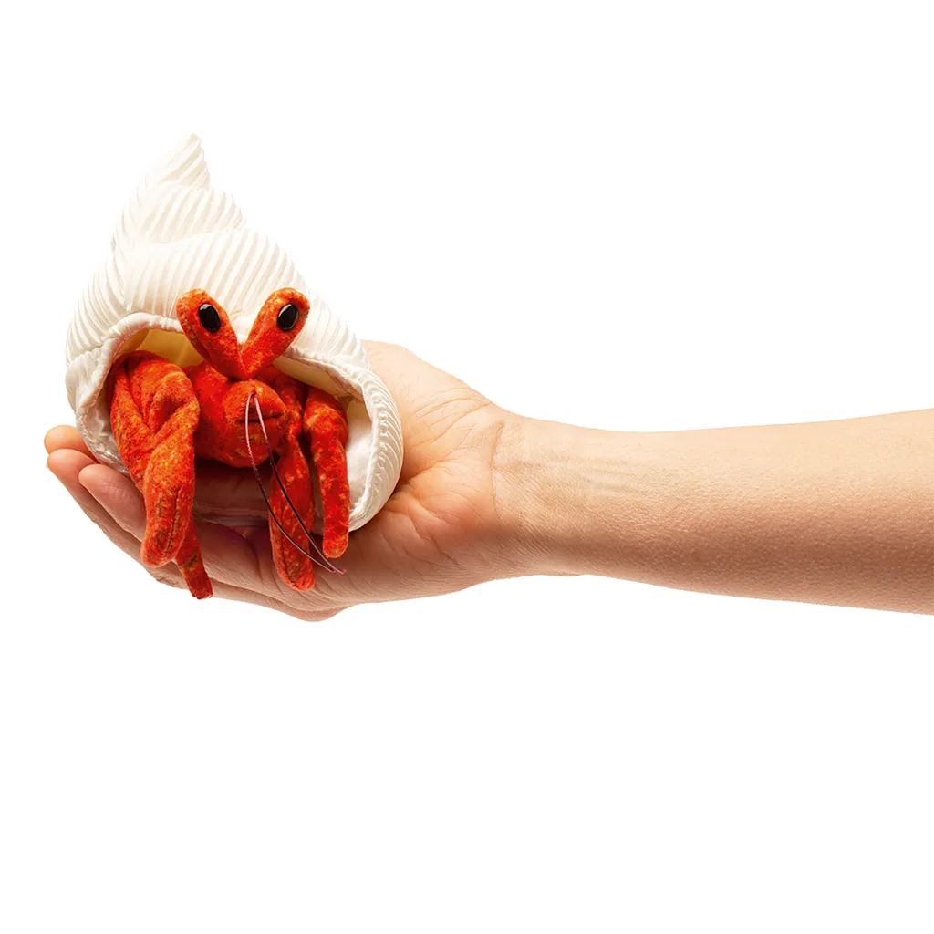 Folkmanis Fingerpuppe Mini Einsiedlerkrebs / Mini Hermit Crab 2786 2 Folkmanis Fingerpuppe Mini Einsiedlerkrebs / Mini Hermit Crab 2786 – Bild 2