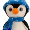 Pinguin 40 Cm Mit Mütze Und Schal In Blau Kuscheltier