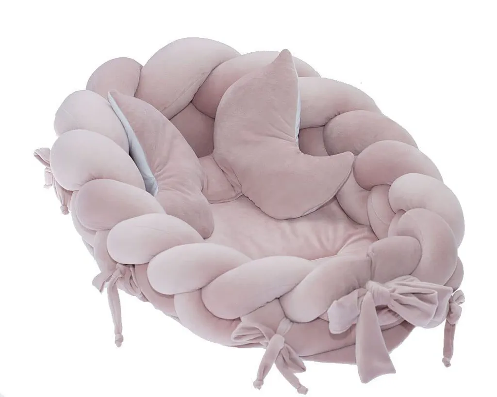 LUMALI Babynest XXL - Babynestchen 3 Teiliges Set - Babynestchen Neugeborene Set - Cocoonababy, Baby Nestchen Mädchen Aus Baumwolle - Nestchen Baby Perfekt Für Neugeborene Geschenk - Bettnestchen 1 LUMALI Babynest XXL - Babynestchen 3 Teiliges Set - Babynestchen Neugeborene Set - Cocoonababy, Baby Nestchen Mädchen Aus Baumwolle - Nestchen Baby Perfekt Für Neugeborene Geschenk - Bettnestchen