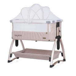 Chipolino Beistellbett Baby Boss Matratze, Moskitonetz, Schaukelfunktion, Räder Beige -Babyfreude Deutschland Verkaufs-Shop eb3219a162336a897d08cc3d151ab9fd