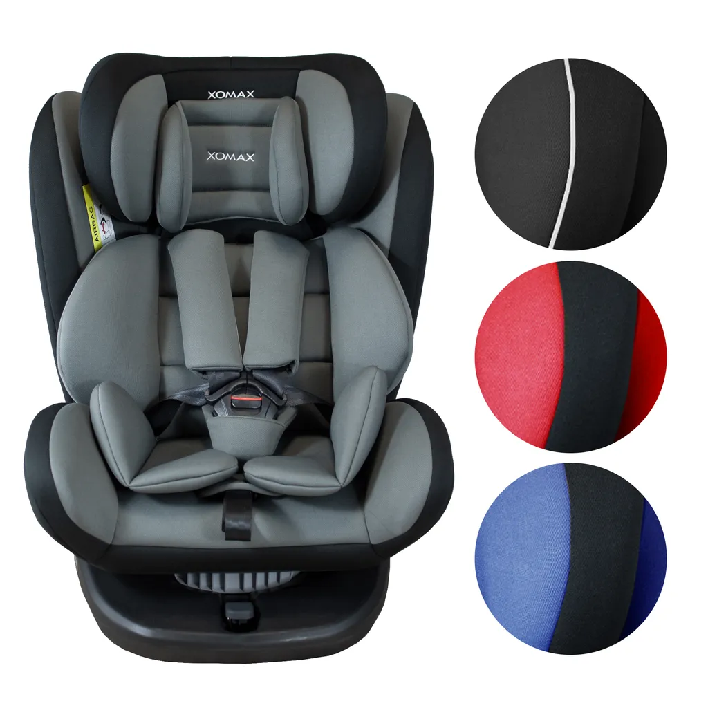 XOMAX 916 Auto Kindersitz Mit 360° Drehfunktion Und ISOFIX Für Kinder Von 0 - 36 Kg (Klasse 0, I, II, III) Farbe Schwarz/Grau 7 XOMAX 916 Auto Kindersitz Mit 360° Drehfunktion Und ISOFIX Für Kinder Von 0 - 36 Kg (Klasse 0, I, II, III) Farbe Schwarz/Grau – Bild 7