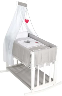 Roba Stubenbett 4 In 1, Beistellbett ‚Adam & Eule‘, Babybett, Wiege & Kinderbank, Weiß 13 Roba Stubenbett 4 In 1, Beistellbett ‚Adam & Eule‘, Babybett, Wiege & Kinderbank, Weiß -Babyfreude Deutschland Verkaufs-Shop ebd08f4c4875075cd2aa2b96783ca5ac