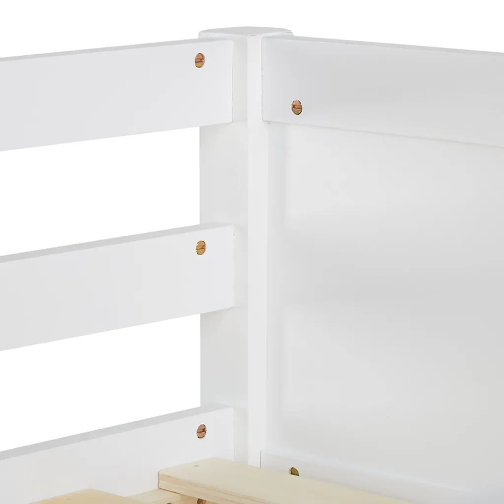 Homestyle4u 1898, Kinderbett Etagenbett 90x200 Und 140x200 Jugendbett Hochbett Weiß Holz 9 Homestyle4u 1898, Kinderbett Etagenbett 90x200 Und 140x200 Jugendbett Hochbett Weiß Holz – Bild 9
