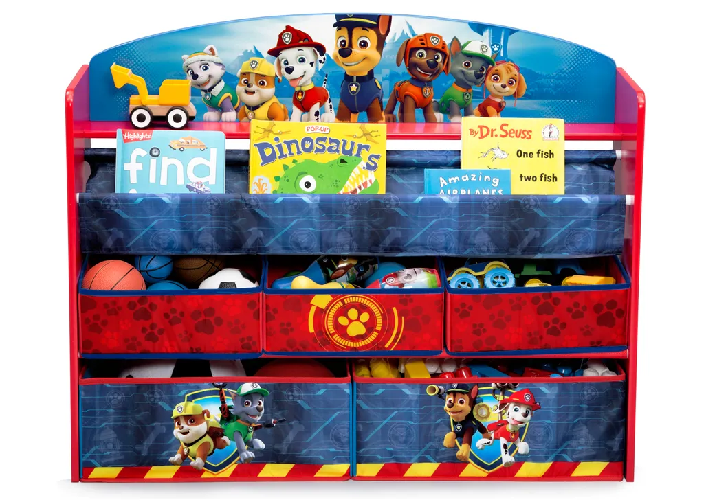 Delta Children PAW Patrol Deluxe Edition Buch- Und Spielzeug-Organizer | 2 Delta Children PAW Patrol Deluxe Edition Buch- Und Spielzeug-Organizer | – Bild 2