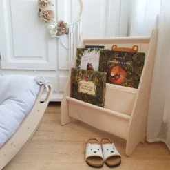 MAMOI® Bücherregal Für Kinder, Bücherkiste Für Kinderzimmer, Book Shelf, Buchregal, Wandregal Kinderregal, Kinderbücherregal, Bücherbank Aus Holz Für Kleinkind, Kindermöbel Für Kleines Kind -Babyfreude Deutschland Verkaufs-Shop f044c7aeaec78f79797b7f9951825d56