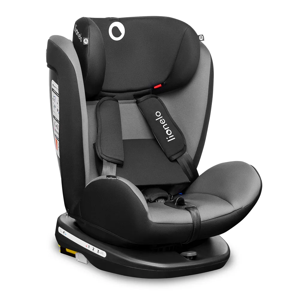 Lionelo Bastiaan Kindersitz 0-36 Kg ISOFIX 360° Autokindersitze Kinderautositze Gray-Schwarz 10 Lionelo Bastiaan Kindersitz 0-36 Kg ISOFIX 360° Autokindersitze Kinderautositze Gray-Schwarz – Bild 10