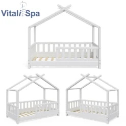 VitaliSpa Kinderbett Design Weiß 148 X 132 X 77 Cm Massivholz -Babyfreude Deutschland Verkaufs-Shop f411ebbc77fd1fae038df920d80723c6
