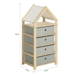 SoBuy STR08-N Aufbewahrungsregal Kinderzimmerregal Standregal Mit Schubladen Stoffkommode Schubladenschrank In Hausform BHT Ca: 46x95x33cm 10 SoBuy STR08-N Aufbewahrungsregal Kinderzimmerregal Standregal Mit Schubladen Stoffkommode Schubladenschrank In Hausform BHT Ca: 46x95x33cm -Babyfreude Deutschland Verkaufs-Shop f5be0f33288ba891183c0c427be43098