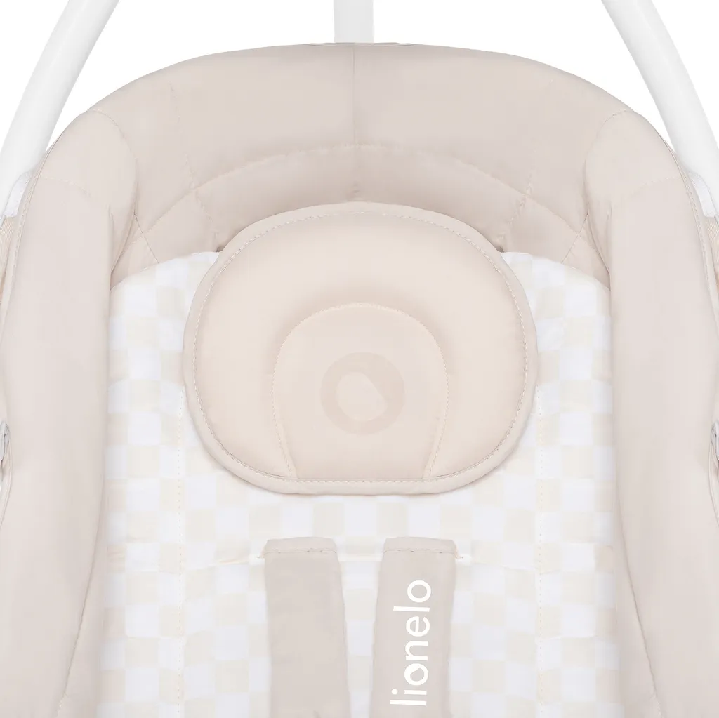 Lionelo Henny Baby Wippe Babyschaukel Elektrisch Mit Liegefunktion 10 Melodien Karussell Moskitonetz Weiß 10 Lionelo Henny Baby Wippe Babyschaukel Elektrisch Mit Liegefunktion 10 Melodien Karussell Moskitonetz Weiß – Bild 10