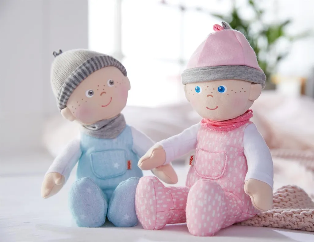 HABA Kuschelpuppe Pit, Schmusepuppe, Puppe, Stoffpuppe, Ab 0 Jahren, 305753 5 HABA Kuschelpuppe Pit, Schmusepuppe, Puppe, Stoffpuppe, Ab 0 Jahren, 305753 – Bild 5