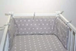 Bettumrandung Babybett Nestchen Umrandungen - Babynest Kopfschutz Für Baby Beistellbett Gitterbett 420 Cm GRAU 10 Bettumrandung Babybett Nestchen Umrandungen - Babynest Kopfschutz Für Baby Beistellbett Gitterbett 420 Cm GRAU -Babyfreude Deutschland Verkaufs-Shop faca2753fc928401123c1fba4636a196