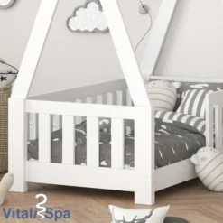 VitaliSpa Kinderbett Tipi Weiß 148 X 166 X 76 Cm Massivholz 12 VitaliSpa Kinderbett Tipi Weiß 148 X 166 X 76 Cm Massivholz -Babyfreude Deutschland Verkaufs-Shop fafa8edf5f16276781c8ee9d901c0bc1