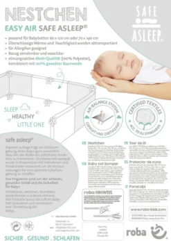 Roba Nestchen Safe Asleep® Easy Air 'miffy®', Luftzirkulierend, Nestchen Mit AIR-balance System 13 Roba Nestchen Safe Asleep® Easy Air 'miffy®', Luftzirkulierend, Nestchen Mit AIR-balance System -Babyfreude Deutschland Verkaufs-Shop fc8acd44ccc981cfa3e166e58507ca50
