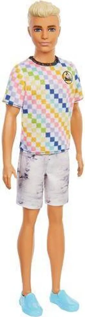 Barbie Ken Fashionistas Puppe Im Karierten T-Shirt 3 Barbie Ken Fashionistas Puppe Im Karierten T-Shirt – Bild 3