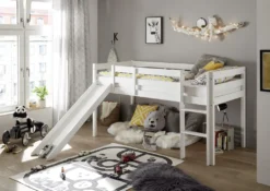 Rutsche Zu Jugendbett Bett Kinder Kinderbett "Keni I" Weiß -Babyfreude Deutschland Verkaufs-Shop fcee05b72c0d5353067fd625850eeece