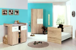 Babyzimmer ELISA 1 In Eiche Sonoma / Weiß
