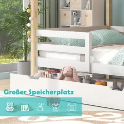 Merax Etagenbett 90x200 Cm Kinderbett Stockbett Mit Schubladen Und Leiter, Lattenrost Und Fallschutz, Spielbett Hausbett Jugendbett Rahmen Aus Kiefer, Weiß Und Natur 16 Merax Etagenbett 90x200 Cm Kinderbett Stockbett Mit Schubladen Und Leiter, Lattenrost Und Fallschutz, Spielbett Hausbett Jugendbett Rahmen Aus Kiefer, Weiß Und Natur -Babyfreude Deutschland Verkaufs-Shop febbe945d69633b20c022d0f3625ae7c