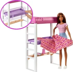 MATTEL Barbie Deluxe-Set Möbel Hochbett/Tisch Und Puppe 31 MATTEL Barbie Deluxe-Set Möbel Hochbett/Tisch Und Puppe -Babyfreude Deutschland Verkaufs-Shop ff7ccb776a316633277c0f067574eab7